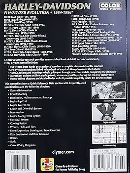 Harley-Davidson FLH/FLT/FXR Evolution 1984-1998 (CLYMER
